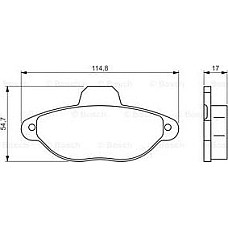 Set placute frana.frana disc Set placute frana Fata se potriveste. FIAT 500 CINQUECENTO PANDA PANDA-HATCHBACK PUNTO PUNTO-HATCH FIAT PUNTO II (188_), Hatchback, 09.1999 - 07.2012 BOSCH 0 986 495 255
