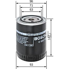 Filtru ulei se potriveste. AUDI A4 B5 VW PASSAT B5 1.9D 10.95-09.01 VW PASSAT V (3B5), Turism, 05.1997 - 12.2001 BOSCH 0 986 452 400