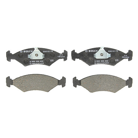 Set placute frana.frana disc Set placute frana Fata se potriveste. FERRARI MONDIAL FORD ESCORT III ESCORT III EXPRESS ESCORT IV FORD P 100 II, Ridica, 10.1987 - 12.1992 BOSCH 0 986 466 402