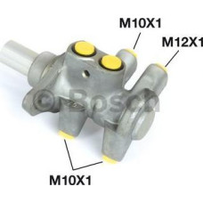 Pompa centrala, frana FORD FIESTA V (JH_, JD_), Hatchback, 11.2001 - 12.2014 BOSCH 0 986 481 063