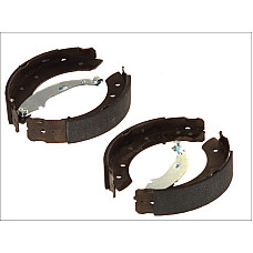 Set saboti frana se potriveste. CITROEN SAXO XSARA XSARA-HATCHBACK ZX ZX-HATCHBACK DACIA LOGAN SANDERO PEUGEOT 106 II 106 II-HAT CITROEN ZX (N2), Hatchback, 03.1991 - 07.1999 BOSCH 0 986 487 585