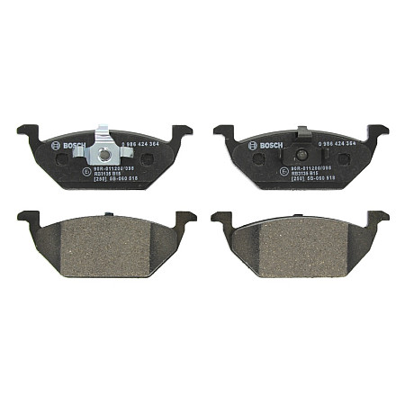 Set placute frana.frana disc Set placute frana Fata se potriveste. AUDI A1 A3 SEAT CORDOBA IBIZA III IBIZA IV IBIZA IV SC IBIZA VW BORA IV (1K5), Sedan, 01.2007 - BOSCH 0 986 424 364