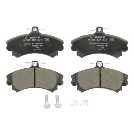 Set placute frana.frana disc Set placute frana Fata se potriveste. VOLVO S40 I V40 MITSUBISHI CARISMA COLT CZC VI COLT VI SPACE MITSUBISHI SPACE STAR (DG_A), Dubita, 06.1998 - 12.2004 BOSCH 0 986 424 371