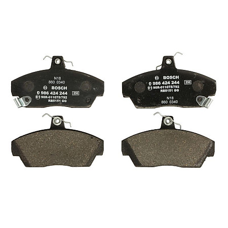 Set placute frana.frana disc Set placute frana Fata se potriveste. ROVER 200 II 400 400 II 1.4-1.8D-1.9D 10.89-11.99 ROVER 400 (XW), Sedan, 04.1990 - 04.1995 BOSCH 0 986 424 244