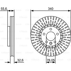 Disc frana VW TRANSPORTER V (7HA, 7HH, 7EA, 7EH), Van, 04.2003 - BOSCH 0 986 479 546