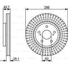 Disc frana TOYOTA HIACE IV (__H1_, __H2_), Autobuz, 08.1995 - 12.2012 BOSCH 0 986 479 633