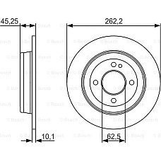 Disc frana HYUNDAI ACCENT IV (RB), Hatchback, 11.2010 - BOSCH 0 986 479 A44