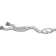 Catalizator BMW 5 E39 2.0-2.5 09.95-06.03 BMW 5 - IV (E39), Sedan, 09.1995 - 07.2003 Bosal 099-120