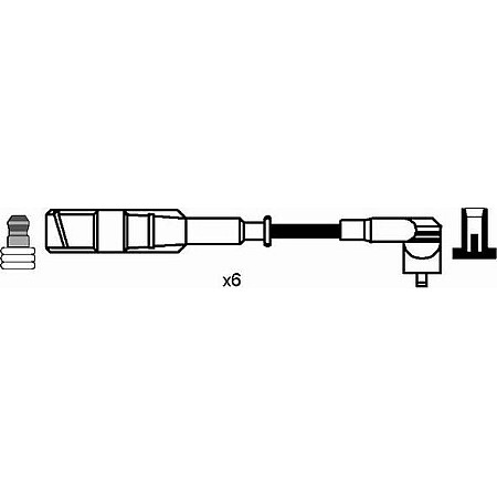 Set fise bujii FORD GALAXY (WGR), Dubita, 03.1995 - 05.2006 NGK 0932