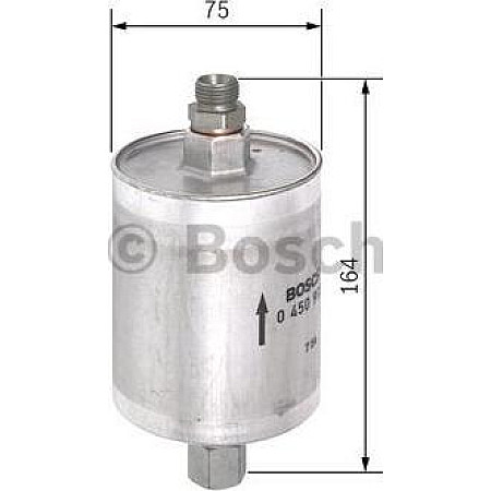 Filtru combustibil PORSCHE 911 (993), Sabrioleta, 07.1994 - 12.1997 BOSCH 0 450 905 907