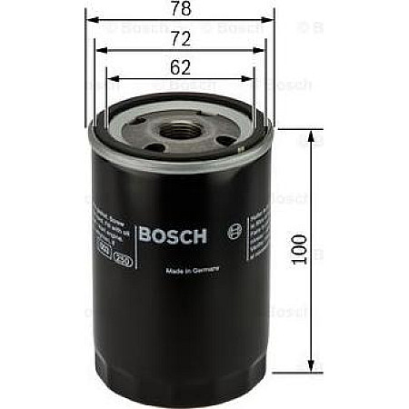 Filtru ulei se potriveste. ALFA ROMEO 145 146 156 FIAT BARCHETTA BRAVA BRAVO I CINQUECENTO DOBLO DOBLO-MINIVAN FIORINO FIORINO-M FIAT PUNTO II (188_), Hatchback Van, 02.2000 - 12.2010 BOSCH 0 451 103 111