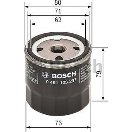 Filtru ulei se potriveste. OPEL ASTRA F ASTRA F-KOMBI ASTRA G ASTRA G-KOMBI 1.7D-2.0 08.94-04.05 CHEVROLET CAPTIVA (C100, C140), Crossover, 06.2006 - BOSCH 0 451 103 297
