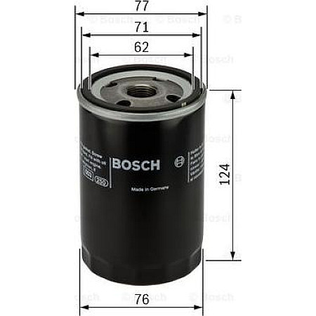 Filtru ulei se potriveste. CHRYSLER PT CRUISER DODGE DURANGO NITRO FORD COUGAR ESCORT CLASSIC ESCORT V ESCORT VI FIESTA III FIES FORD MONDEO I (GBP), Hatchback, 02.1993 - 08.1996 BOSCH 0 451 103 259