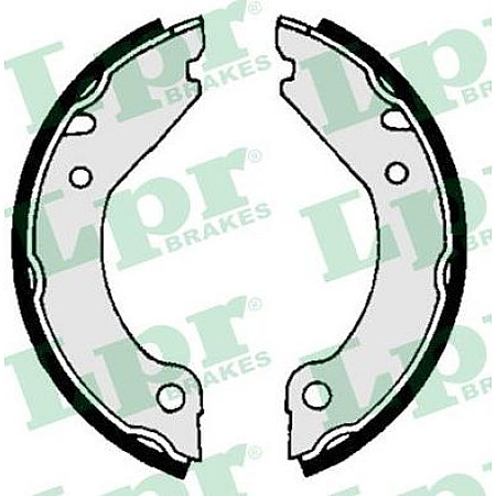 Set saboti frana. frana de mana Saboti frana de parcare VOLVO 240 260 740 760 780 940 940 II 960 960 II S90 I 2.0 VOLVO 260 (P262), Compartiment, 09.1975 - 12.1985 LPR 04280