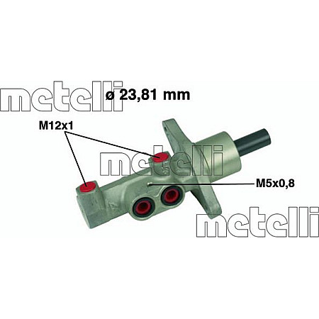 Pompa centrala, frana FORD FOCUS C-MAX (DM2), Dubita, 10.2003 - 03.2007 Metelli 05-0475