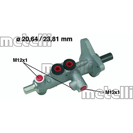 Pompa centrala, frana MERCEDES-BENZ CLK (C209), Compartiment, 05.2002 - 03.2010 Metelli 05-0627