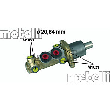 Pompa centrala, frana RENAULT MEGANE I Coach (DA0/1_), Compartiment, 03.1996 - 08.2003 Metelli 05-0059