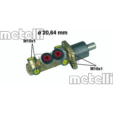Pompa centrala, frana RENAULT MEGANE I Coach (DA0/1_), Compartiment, 03.1996 - 08.2003 Metelli 05-0059