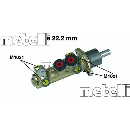 Pompa centrala, frana FIAT MULTIPLA (186_), Dubita, 04.1999 - 06.2010 Metelli 05-0208
