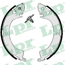 Set saboti frana spate MITSUBISHI DELICA - SPACE GEAR L 300 - DELICA II L 300 III L200 L400 PAJERO I PAJERO II 1. MITSUBISHI L 300 III (P1_T), Cadru de sprijin, 04.1994 - 04.2000 LPR 05240