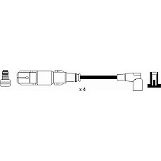 Set fise bujii BMW 3 - III (E36), Sedan, 09.1990 - 11.1998 NGK 0579
