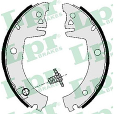 Arc sabot frana 203x375x6 VOLVO 7700 8500 8700 8900 9700 9900 B10 B12 B7 B9 F10 F12 F7 N10 N12 NL 01.73- VOLVO 8700 (B7R), Autobuz, 01.1997 - Febi Bilstein 05780