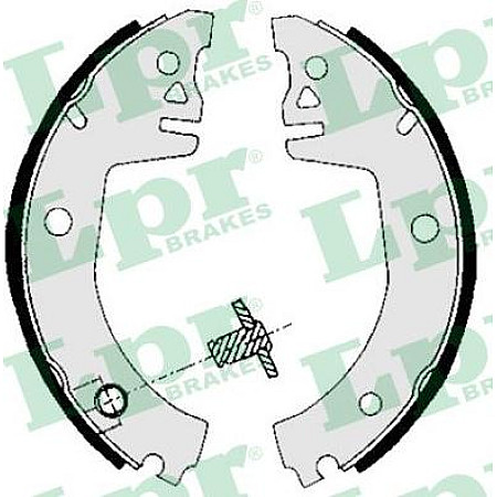 Arc sabot frana 203x375x6 VOLVO 7700 8500 8700 8900 9700 9900 B10 B12 B7 B9 F10 F12 F7 N10 N12 NL 01.73- VOLVO 8700 (B7R), Autobuz, 01.1997 - Febi Bilstein 05780