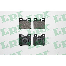 Set placute frana.frana disc Set placute frana Spate MERCEDES 124 A124 124 C124 124 T-MODEL S124 124 W124 190 W20 MERCEDES-BENZ KOMBI (S124), Turism, 09.1985 - 12.1993 LPR 05P428