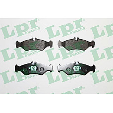 Set placute frana.frana disc Set placute frana Spate MERCEDES SPRINTER 2-T B901 B902 2.1D-2.9D 01.95-05.06 VW LT 28-46 II (2DA, 2DD, 2DH), Van, 04.1996 - 07.2006 LPR 05P609