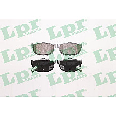 Set placute frana.frana disc Set placute frana Spate HYUNDAI COUPE I COUPE II ELANTRA III LANTRA I LANTRA II TIBU HYUNDAI LANTRA II (J-2), Turism, 06.1995 - 10.2000 LPR 05P089
