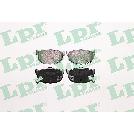 Set placute frana.frana disc Set placute frana Spate HYUNDAI COUPE I COUPE II ELANTRA III LANTRA I LANTRA II TIBU HYUNDAI LANTRA II (J-2), Turism, 06.1995 - 10.2000 LPR 05P089