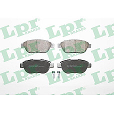 Set placute frana.frana disc Set placute frana Fata CITROEN C3 I C4 C4 I XSARA XSARA PICASSO PEUGEOT 1007 206 207 PEUGEOT 207 SW (WK_), Turism, 02.2007 - 12.2013 LPR 05P807