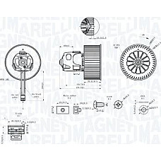 Ventilator. habitaclu Suflanta de aer BMW 5 F10 5 F11 5 GRAN TURISMO F07 6 F12 6 F13 6 GRAN COUPE F06 7 F01 F02 F BMW 5 Touring VI (F11), Turism, 11.2009 - 02.2017 Magneti Marelli 069412344010