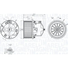 Ventilator. habitaclu Suflanta de aer LAND ROVER RANGE ROVER EVOQUE 2.0D 06.15-12.19 LAND ROVER FREELANDER 2 (L359), Crossover, 10.2006 - 12.2015 Magneti Marelli 069412371010