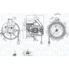 Ventilator. habitaclu Suflanta de aer MERCEDES AMG GT C190 AMG GT R190 C C204 C T-MODEL S204 C W204 CLS C218 CLS MERCEDES-BENZ E-CLASS T-Model (S212), Turism, 08.2009 - 12.2016 Magneti Marelli 069412290010