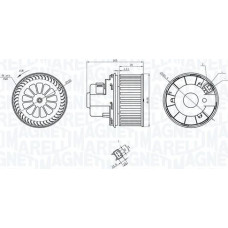 Ventilator. habitaclu Suflanta de aer FORD C-MAX FOCUS C-MAX FOCUS II GALAXY II GALAXY MK II KUGA I MONDEO IV S-M FORD MONDEO IV Turnier (BA7), Turism, 03.2007 - 01.2015 Magneti Marelli 069412235010
