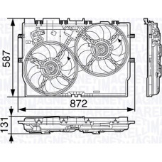 Ventilator. radiator Ventilator radiator se potriveste. FIAT DUCATO 2.2D-2.3D-3.0D 07.06- FIAT DUCATO (244_), Autobuz, 04.2002 - Magneti Marelli 069422584010