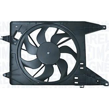Ventilator. radiator Ventilator radiator DACIA LOGAN LOGAN EXPRESS LOGAN MCV SANDERO RENAULT LOGAN I 1.2-1.6LPG 0 DACIA LOGAN (US_), Ridica, 03.2008 - Magneti Marelli 069422792010