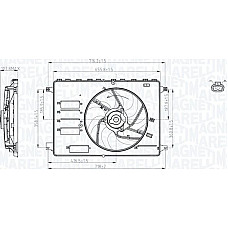 Ventilator. radiator Ventilator radiator FORD GALAXY II KUGA I MONDEO IV S-MAX 1.8D-2.5 05.06-06.15 FORD GALAXY II (WA6), Dubita, 05.2006 - 06.2015 Magneti Marelli 069422761010