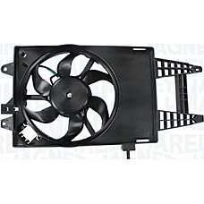Ventilator. radiator Ventilator radiator cu carcasa FIAT IDEA PUNTO LANCIA MUSA YPSILON 1.2-1.4LPG 09.99- FIAT IDEA (350_), Dubita, 12.2003 - Magneti Marelli 069422705010