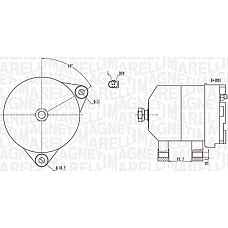 Alternator 12V 110A IVECO DAILY III DAILY IV DAILY V MASSIF CITROEN JUMPER JUMPY FIAT DUCATO PEUGEOT BOXER 2.0D-3 CITROEN JUMPY (VF7), Dubita, 01.2007 - Magneti Marelli 063731915010