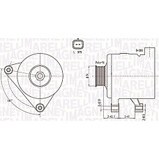 Alternator 12V 70A CITROEN BERLINGO BERLINGO MULTISPACE BERLINGO-MINIVAN C-ELYSEE C15-MINIVAN C2 C4 C4 I JUMPY NE PEUGEOT 307 Break (3E), Turism, 03.2002 - 12.2009 Magneti Marelli 063731498010