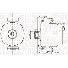 Alternator 12V 150A MERCEDES C CL203 C W203 C T-MODEL S203 SPRINTER 2-T B901 B902 SPRINTER 3-T B903 SPRINTER 4-T MERCEDES-BENZ VITO (638), Autobuz, 02.1996 - 07.2003 Magneti Marelli 063731630010