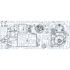 Electromotor 12V 14kW OPEL ARENA RENAULT CLIO I CLIO II ESPACE III KANGOO KANGOO EXPRESS LAGUNA I MEGANE I M RENAULT LAGUNA I Grandtour (K56_), Turism, 09.1995 - 08.2002 Magneti Marelli 063720784010