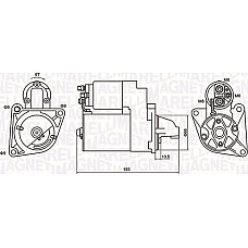 Electromotor 12V 11kW ALFA ROMEO 145 146 147 155 156 166 GT GTV SPIDER FIAT BARCHETTA BRAVA BRAVO I COUPE MA FIAT STILO (192_), Hatchback, 10.2001 - 11.2010 Magneti Marelli 063721053010