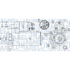 Electromotor 12V 17kW se potriveste. CITROEN BERLINGO BERLINGO-MINIVAN BX C15 C15-MINIVAN C25 C4 C4 GRAND PICASSO I C4 I C4 CITROEN C15 (VD_), Van, 10.1984 - 10.2006 Magneti Marelli 063721177010