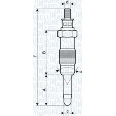 Bujie incandescenta scanteie SVEChA VOLKSWAGEN VOLVO SUZUKI MERCEDES-BENZ KOMBI (S124), Turism, 09.1985 - 12.1993 Magneti Marelli 062583003304