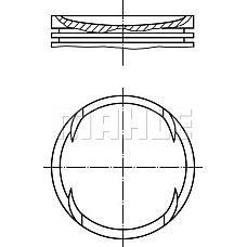 Piston 83 STD se potriveste. ALFA ROMEO 145 146 155 156 166 GTV SPIDER 2.0 03.95-10.05 ALFA ROMEO SPIDER (916_), Sabrioleta, 09.1994 - 04.2005 MAHLE 063 55 00