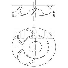 Piston MERCEDES-BENZ SPRINTER 3-t (903), Autobuz, 01.1995 - 05.2012 MAHLE 001 01 00