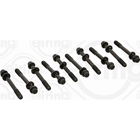 Set surub chiulasa Set bolt chiulasa HYUNDAI H-1 SANTA FE I SONATA IV TRAJET KIA SORENTO I MITSUBISHI CARISMA ECLIPSE GALANT MITSUBISHI PAJERO SPORT I (K7_, K9_), Crossover, 07.1996 - Elring 003.930